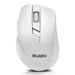 SVEN Беспроводная мышь RX-425W белая (5+1кл. 800-1600DPI, блист)