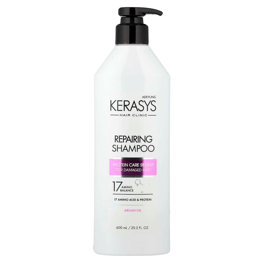 Kerasys, Aekyung, Hair Clinic, восстанавливающий шампунь, 600 мл (20,2 жидк. унц.)