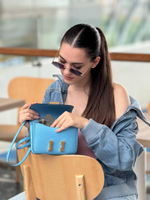 Сумка Hermes из кожи крокодила 18 см