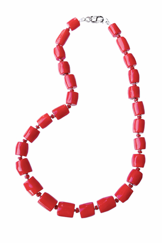 крупные бусы из коралла