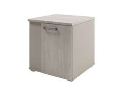 Тумба для оргтехники узкая 600х590х610 D-281 Акация Морава/Кашемир серый