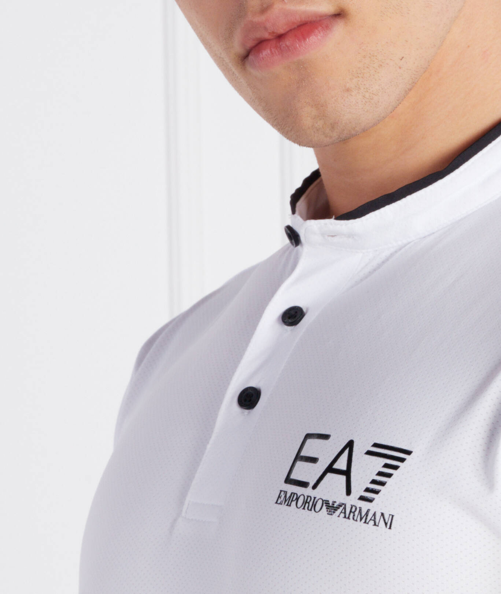 Поло EA7 - белый(8NPT21 PJEMZ)