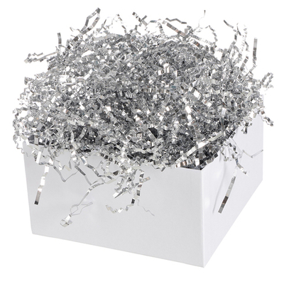 Наполнитель для коробок в цвете серебро, бумага/ фольга, 50 г