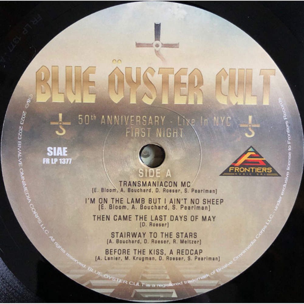 Blue Oyster Cult / 50th Anniversary — Live In NYC — First Night (3LP)