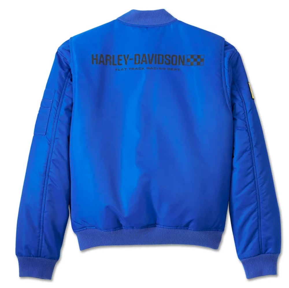 Blue harley davidson jacket hot sale