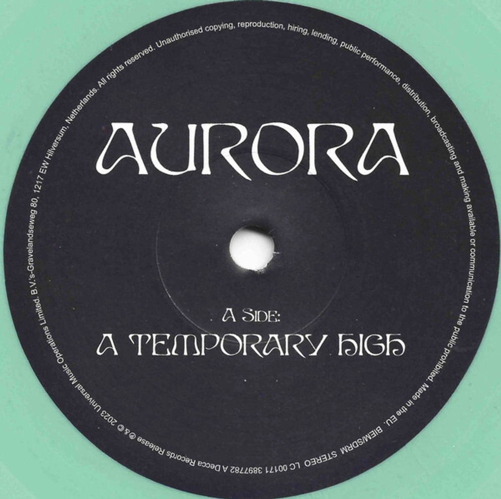 Aurora / A Temporary High (Coloured Vinyl)(7" Vinyl Single)