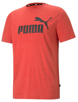 Теннисная футболка Puma ESS Heather Tee - Red