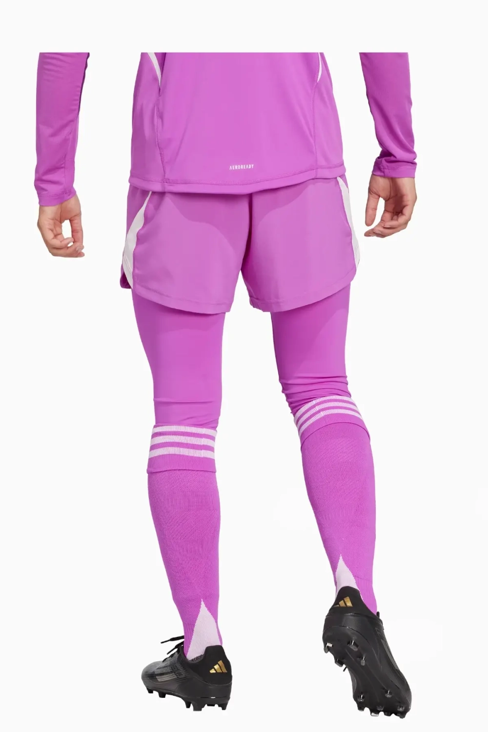 Леггинсы adidas Tiro 25 Pro Goalkeeper - фиолетовый