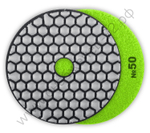 ЗУБР АГШК 100 мм, №50, сухое шлифование, Алмазный гибкий шлифовальный круг (29868-050)