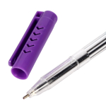 Ручка шариковая 0,7мм, синяя, 4 цвета микс, С-40169/С-40297