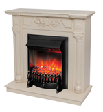 Каминокомплект Real Flame Dacota WT с очагом Fobos Lux Black RC