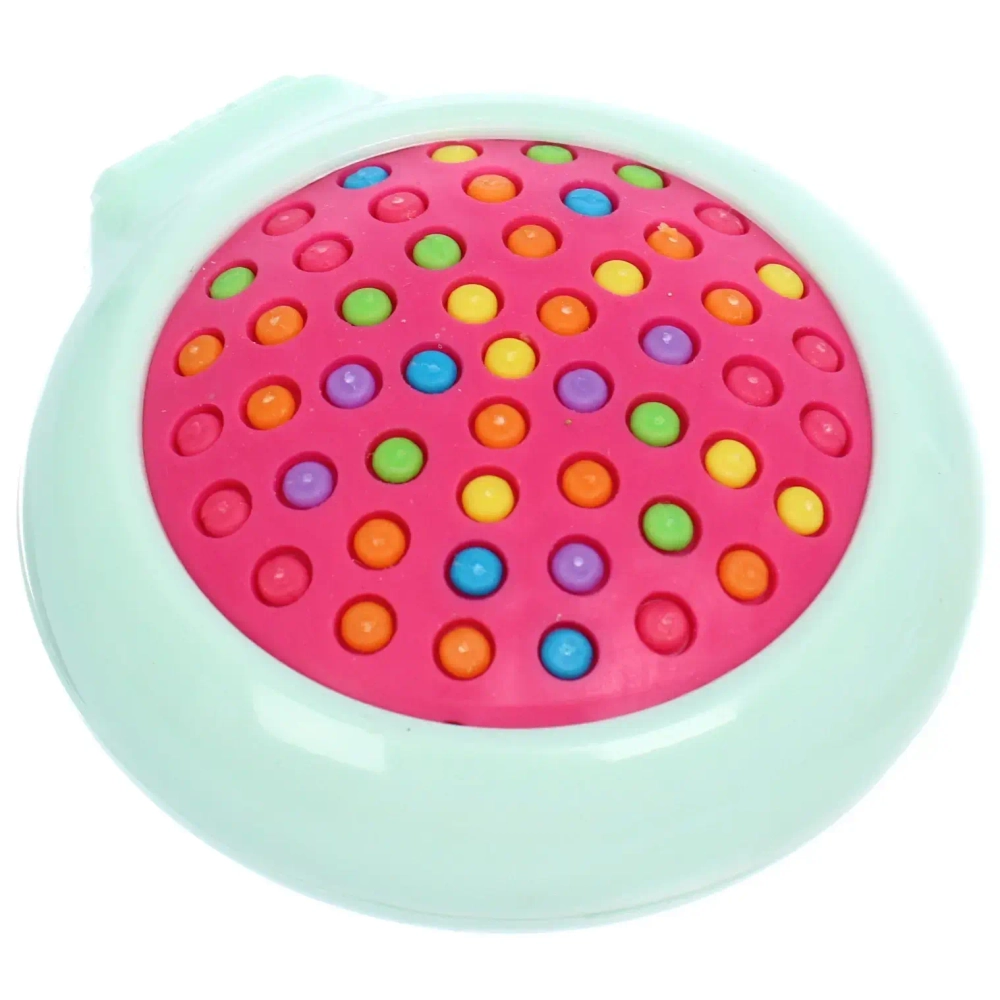 Расческа массажная складная «ФЭНТАЗИ», микс 4 дизайна, 6,5*2см (PVC коробка)