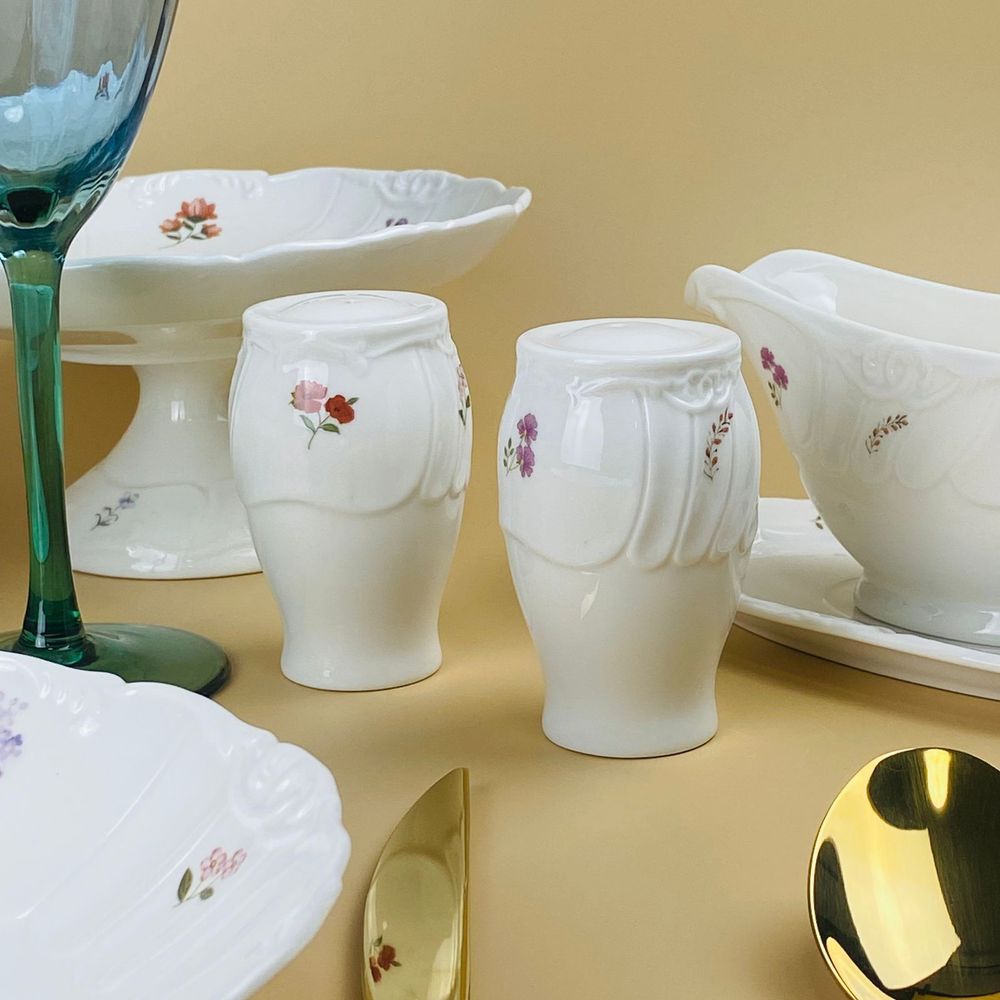 Lenardi 109-215 Набор солонок КРОКУС в под.уп.(х36)Фарфор