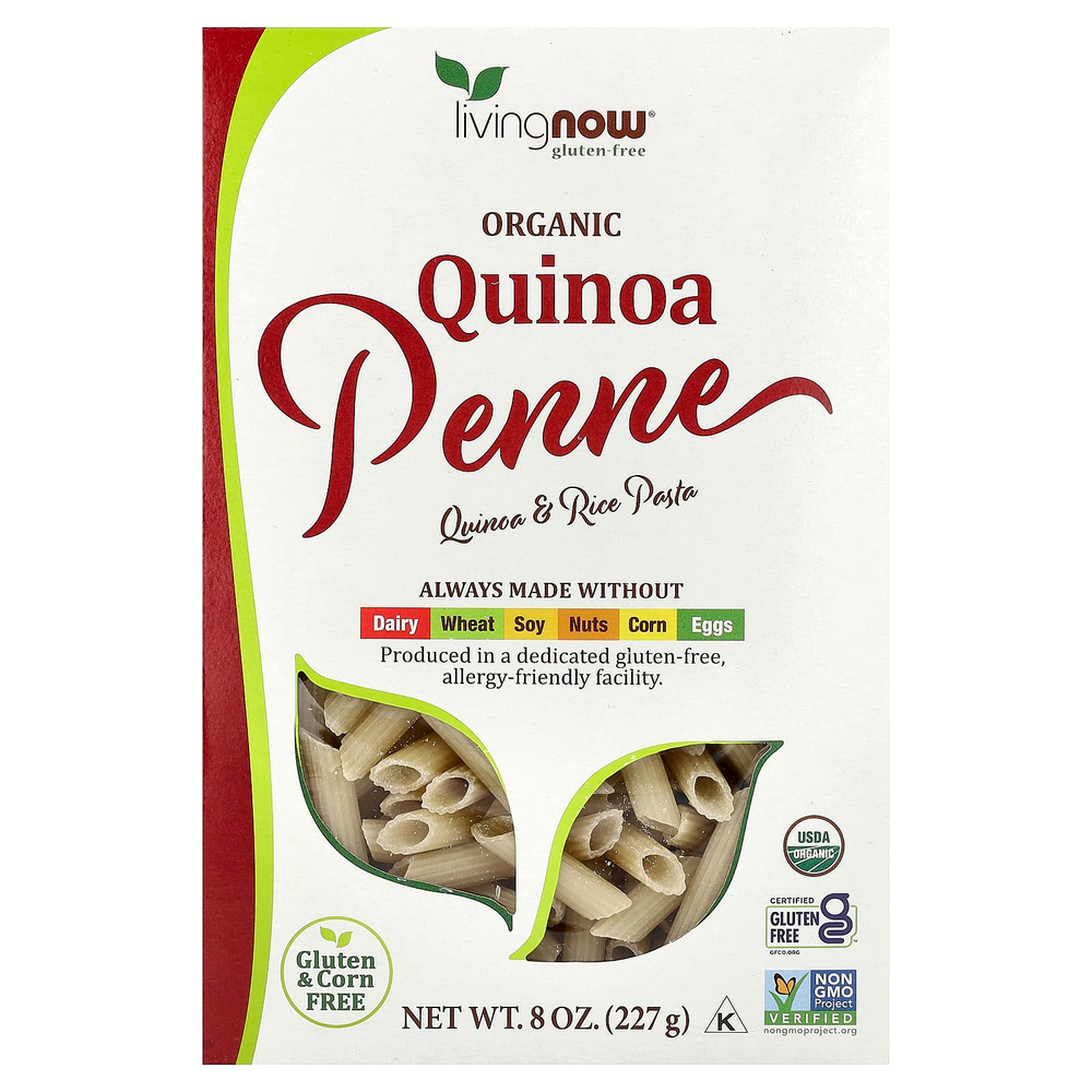 NOW Foods, Living Now®, органические перья из киноа, 227 г (8 унций)