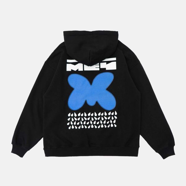 Худи FW23 HD Warm Butterfly Black - фото 2