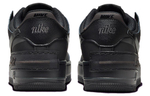 Кроссовки Nike Air Force 1 Shadow "Triple Black" (Женская размерная сетка)