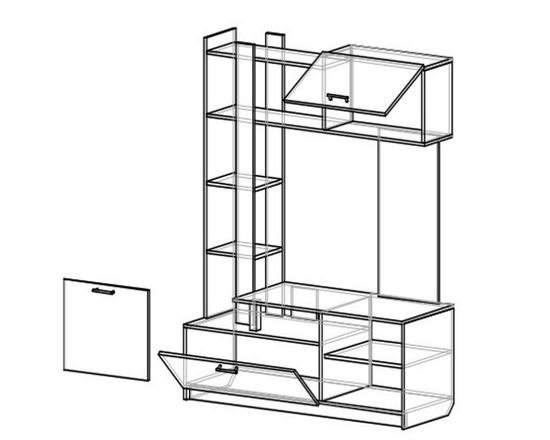 Гостиная ФРИМОНТ левая