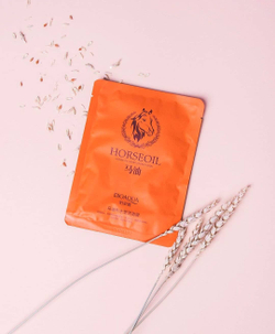 Тканевая маска с лошадиным жиром