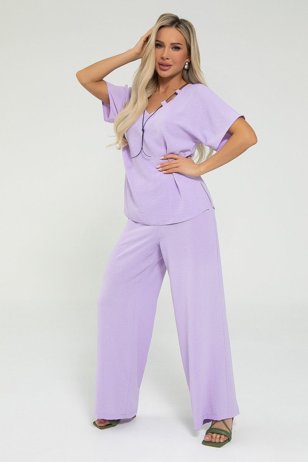 Костюм Свободный вечер НЬЮ (лавандовый) К12671-15 LT Collection