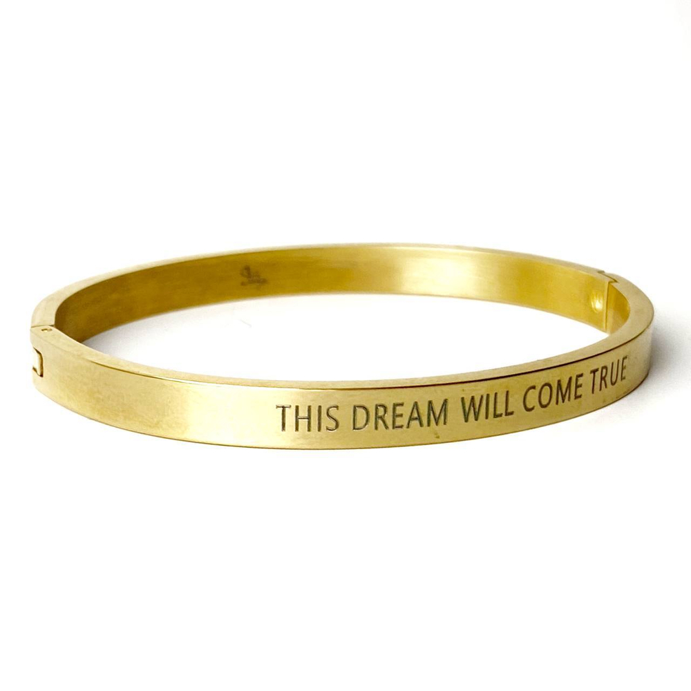 Браслет This Dream will come true Gold