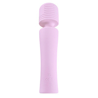 Розовый мощный мини вибратор-вонд 20,3см Selove Pulse Mini Wand Powerful with Deep Rumbly Vibrations Pink