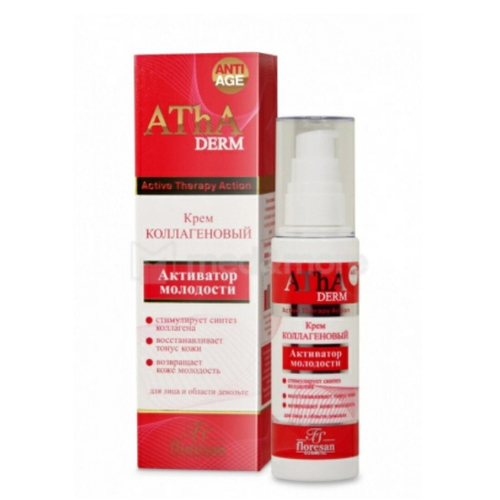 ФЛОРЕСАН АТНА Крем для лица и декольте 60мл Коллаген Активатор молодости ф-386