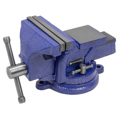 Тиски стальные поворотные с наковальней 4''-100мм Forsage F-6540204W