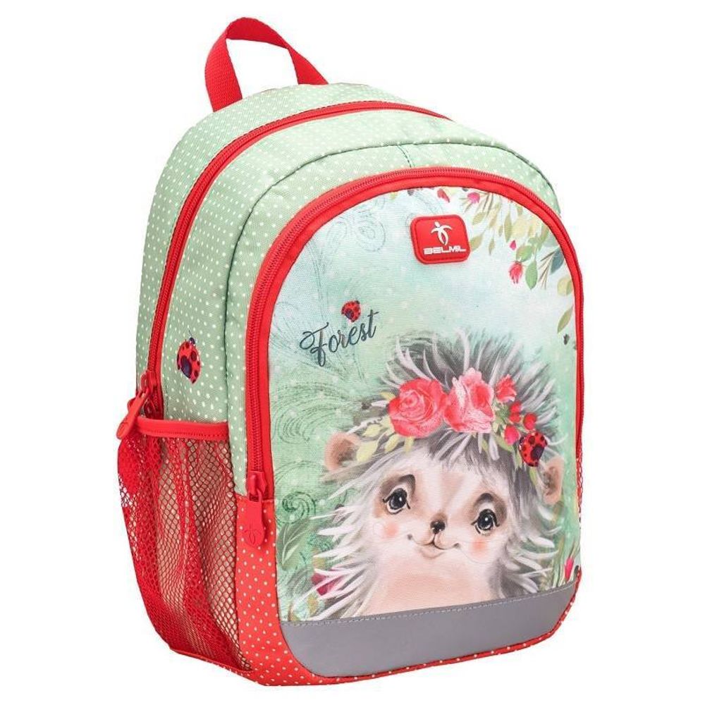 Рюкзак Belmil Kiddy Plus Ёжик 33*23*13см 320гр., 2 отд.