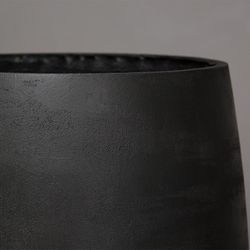 Кашпо CIGAR CHARCOAL D37 H57