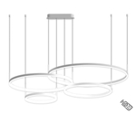 Подвесная светодиодная люстра Kink Light Тор 08204,01PA(4000K)