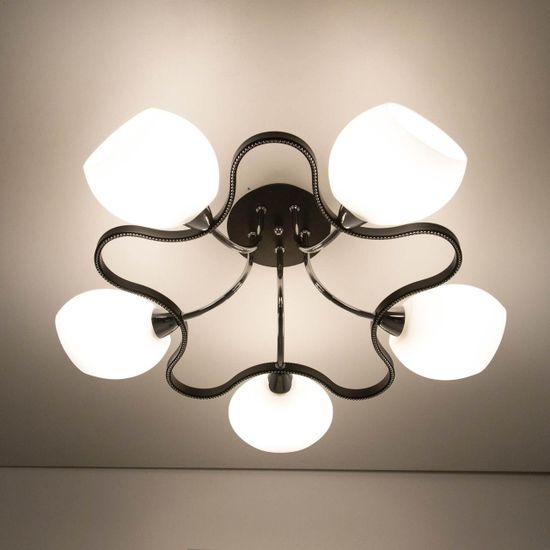 CL131152 Октава Темный+Хром Люстра