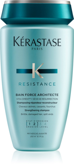 Kerastase Resistance Bain Force Architecte - укрепляющий шампунь для ослабленных и слегка поврежденных волос /   250  ml  / GTIN 3474636397945