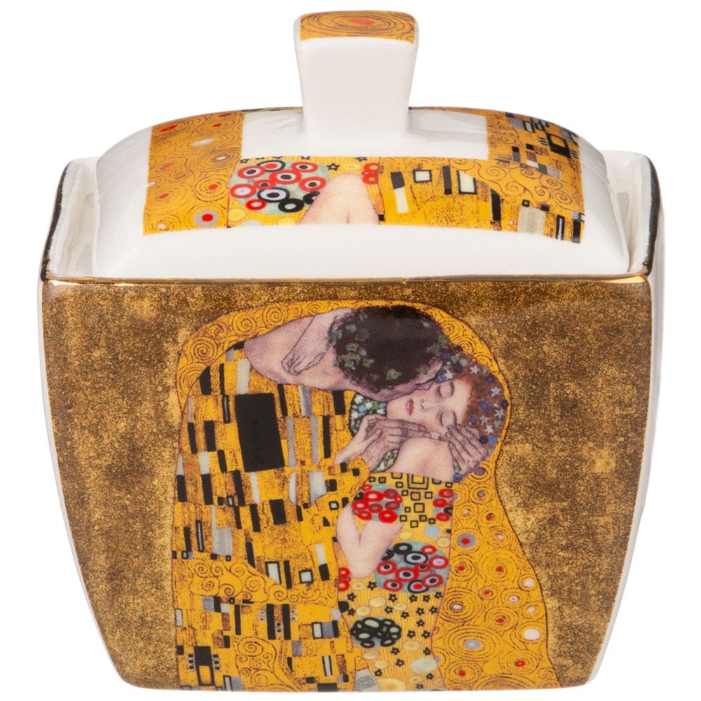 ЧАЙНЫЙ СЕРВИЗ LEFARD "ПОЦЕЛУЙ" (Г. КЛИМТ) НА 6 ПЕР. 14 ПР. 1300/300/250 МЛ ЗОЛОТОЙ (КОР=2НАБ.)