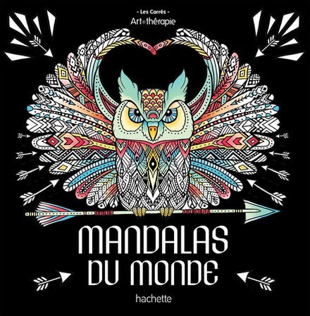 Hachette/ раскраска по номерам/ Mandalas du monde