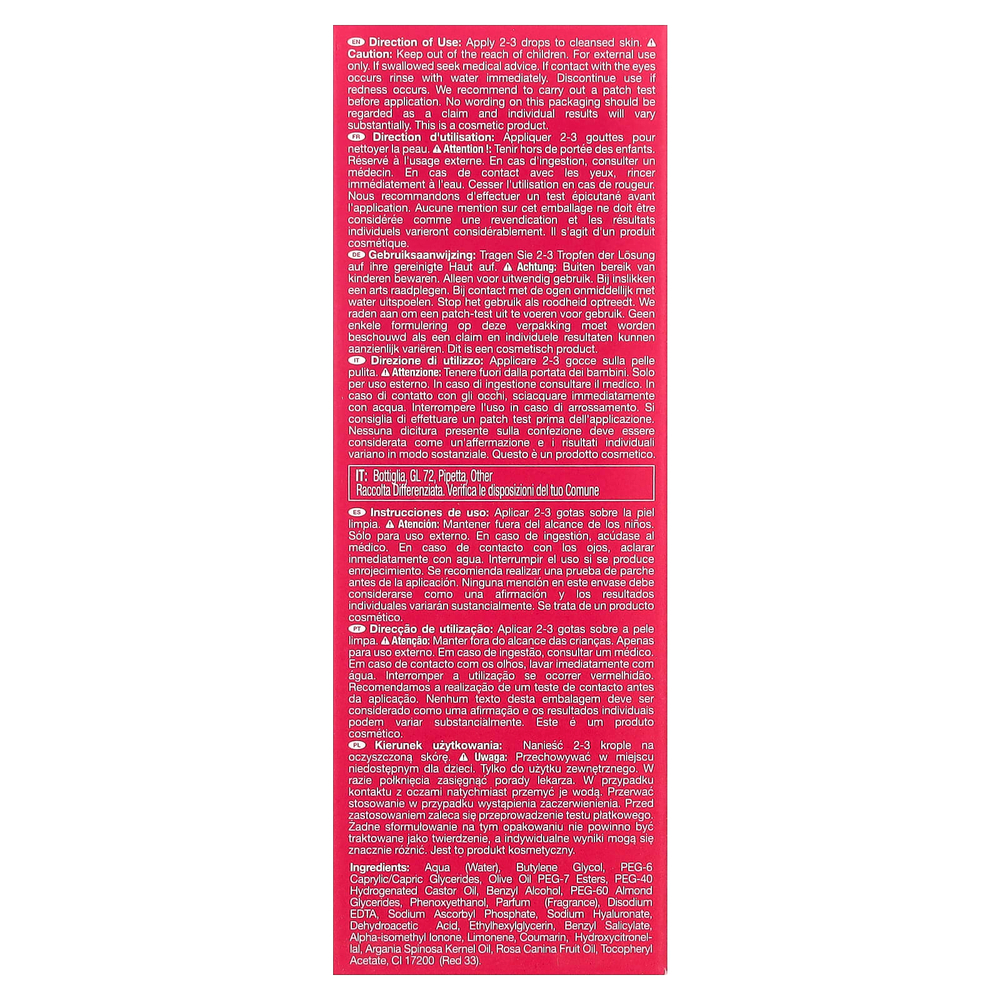 Dr. Botanicals, Марокканская роза, витамин C и масло для лица с гиалуроновой кислотой, для всех типов и чувствительной кожи, 15 мл (0,51 жидк. Унции)