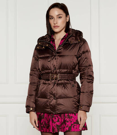Пуховая куртка TWINSET - коричневый(242TT2381)