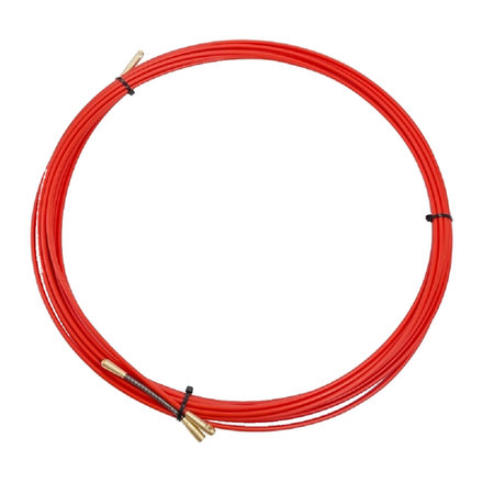 Протяжка кабельная (мини-УЗК в бухте), стеклопруток, d=3,5мм, 10м, красная 47-1010