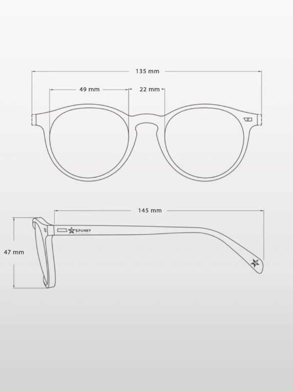Очки солнцезащитные Moon 7 Tortoise / Gradient brown - фото 5