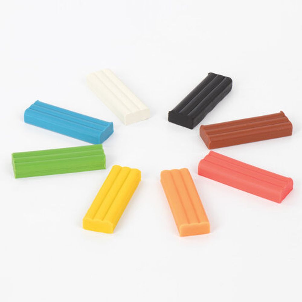 Пластилин восковой ЮНЛАНДИЯ "ВЕСЕЛЫЙ ШМЕЛЬ", 8 цветов, 120 г, СО СТЕКОМ, европодвес, 105034