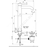 Смеситель для умывальника одноручный CERALINE Ideal Standard BC194XG