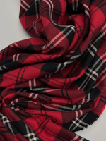 Хлопок фланель Ralph Lauren в красно-черную клетку