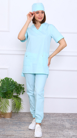 Бандана медицинская с широким манжетом Стрейч №2