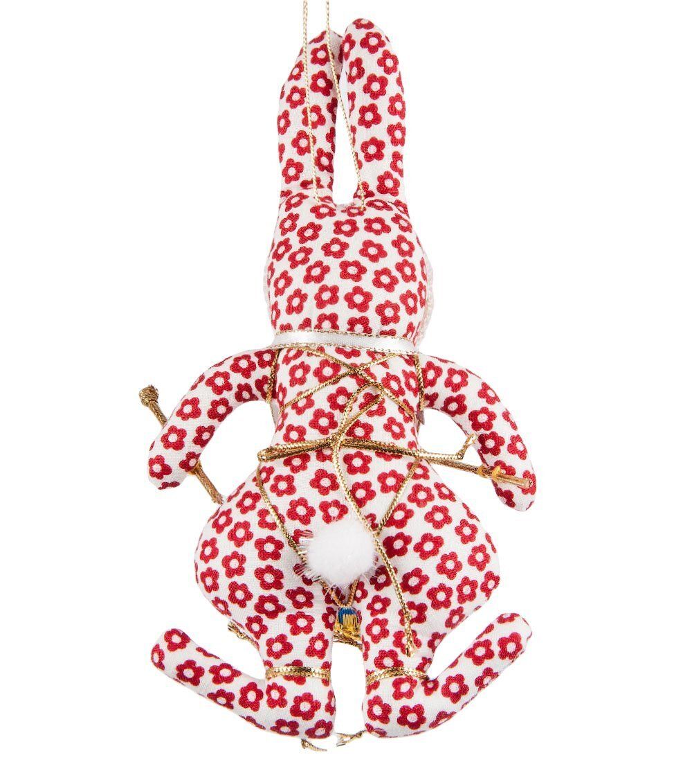 РусКукла RK-467/1 Кукла подвесная «Кролик с барабаном»