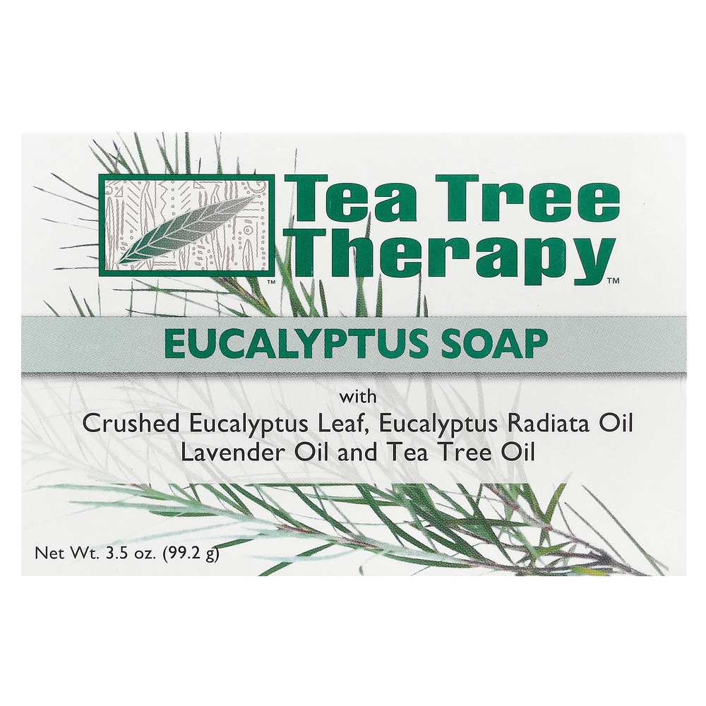 Tea Tree Therapy, Мыло с эвкалиптом, 99,2 г (3,5 унции)