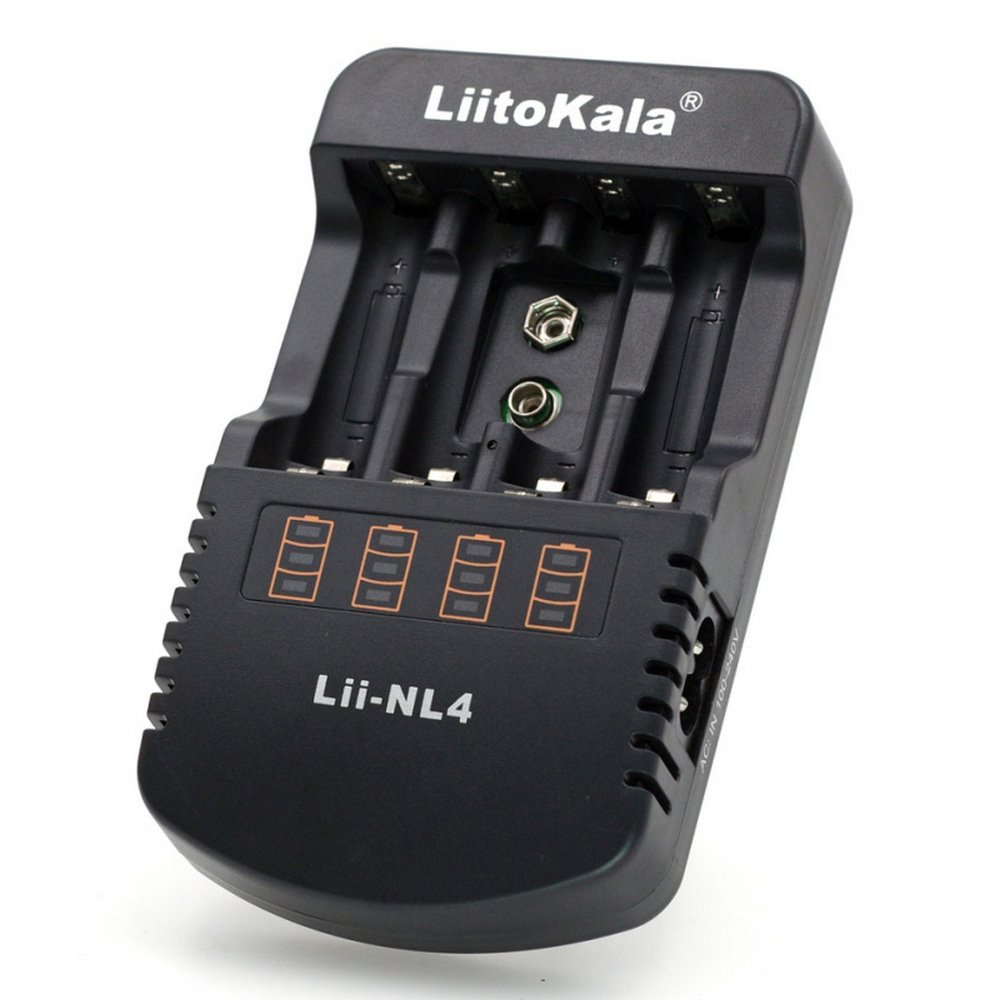 Зарядное уст-во для аккумуляторов AA.AAA.9V LiitoKala Lii-NL4