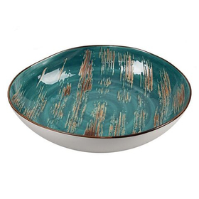 Тарелка Texture Dark Green Lines 25*26,5*4,5 см