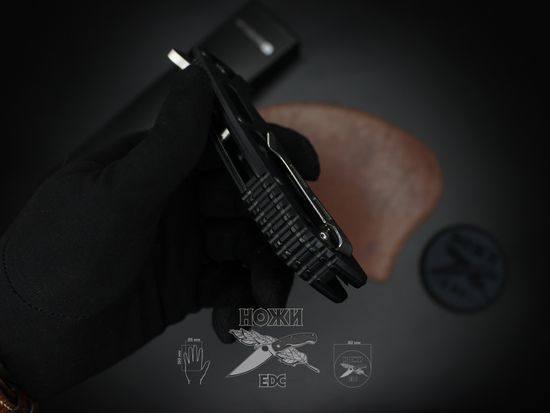 Складной нож НОКС Ягуар С 343-100406 c клинком из стали D2, рукоять G10