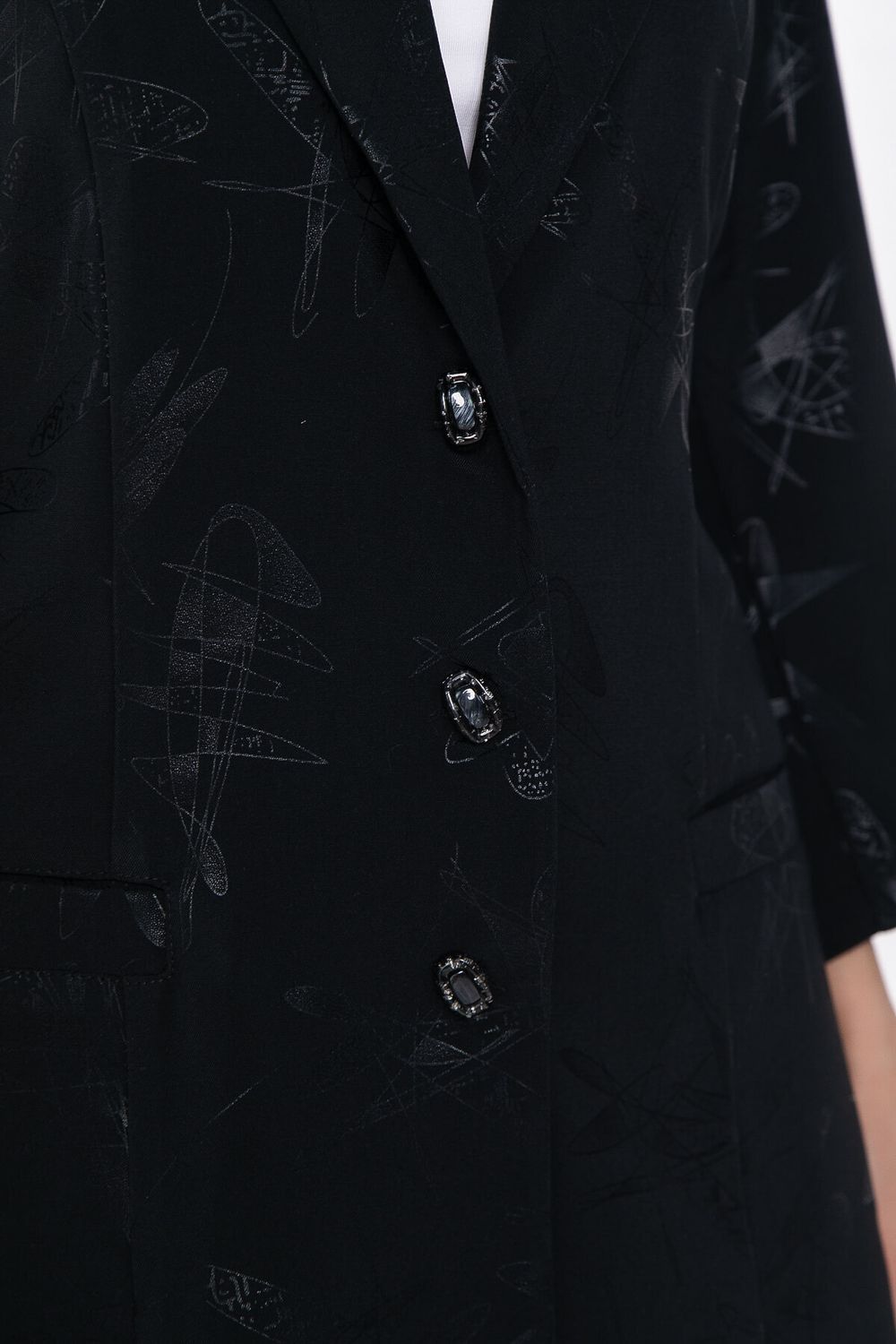 Жакет Леди шарм черный Б10083 LT Collection