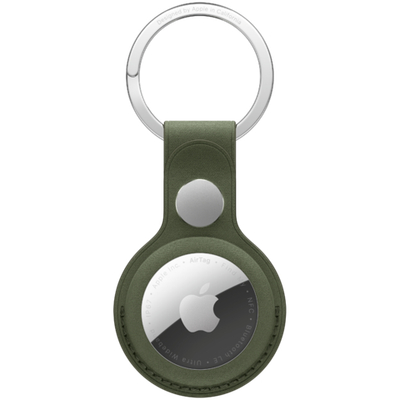 AirTag FineWoven Key Ring - Moss,Model A3363