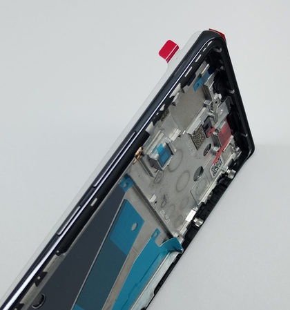 Tecno Camon 30S (CLA5) - Дисплейный модуль в сборе + шлейф кнопок + кнопки (в рамке) (АСЦ)